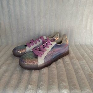 Steve Madden Glitter Galaxy Sneakers – Multi